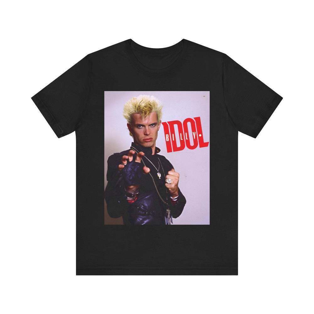 Billy Idol Iconic Punk Rock Look Music Fan T-Shirt